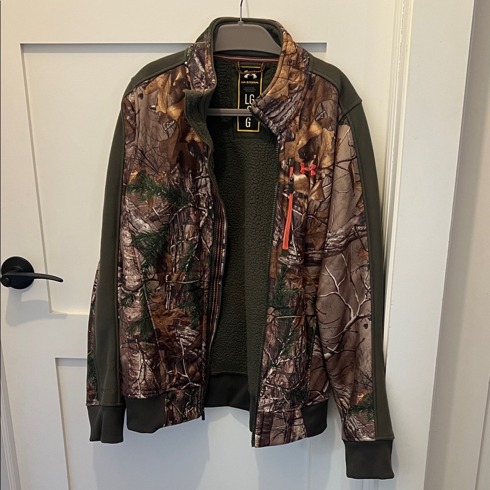 Under Armour Camo and Olive Jacket